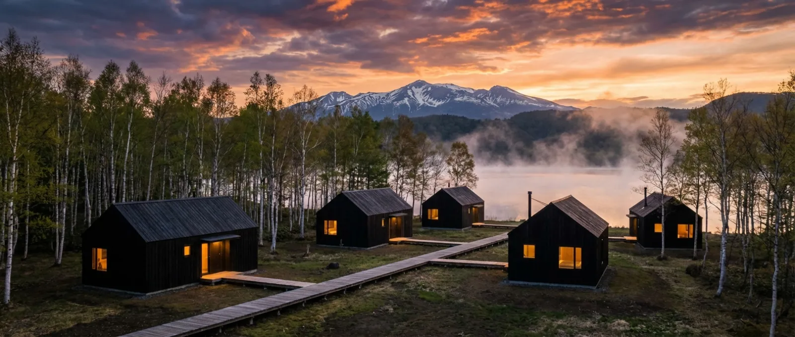 SOLUNA — 弟子屈の朝霧