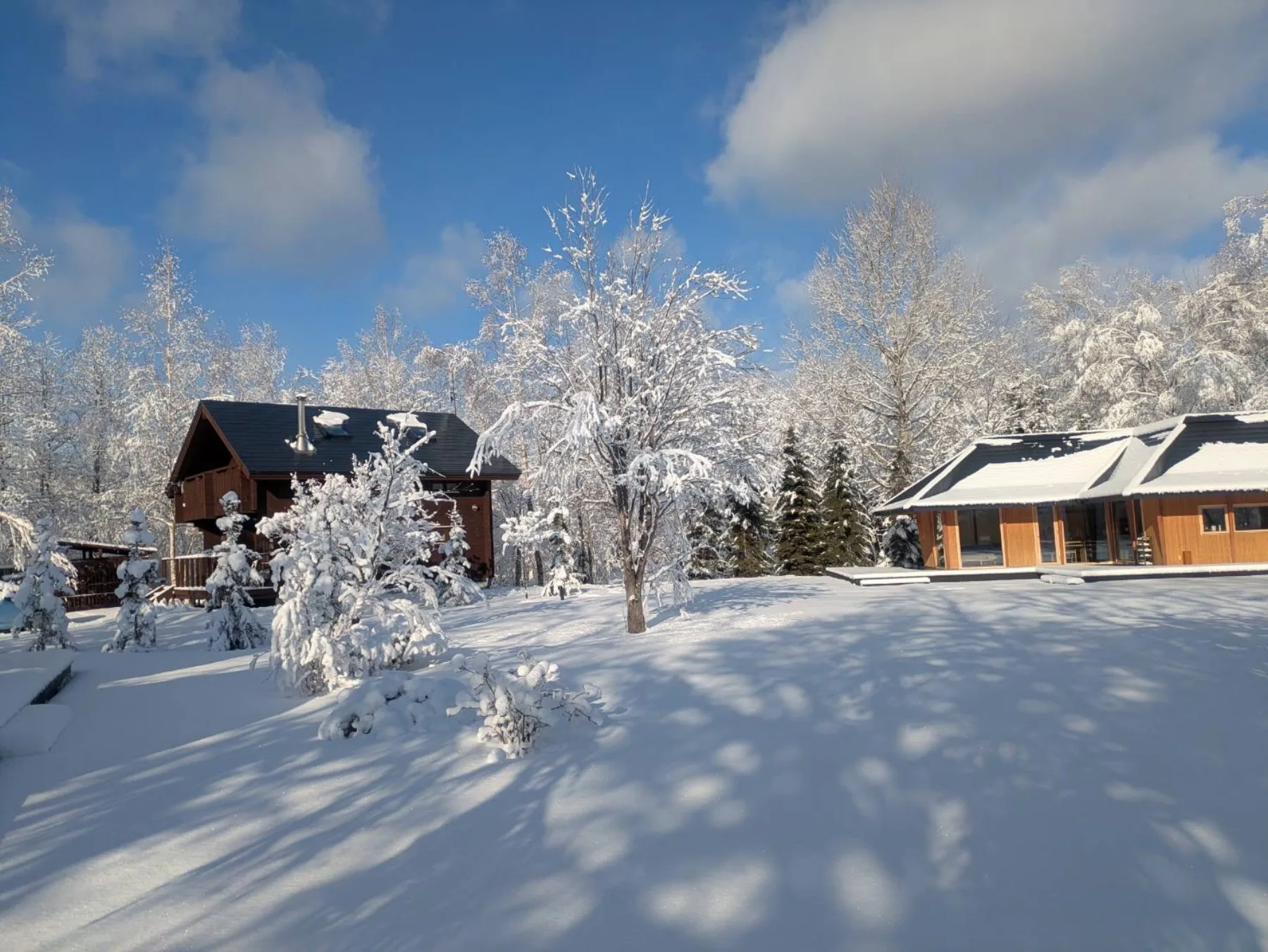 冬の弟子屈 雪景色